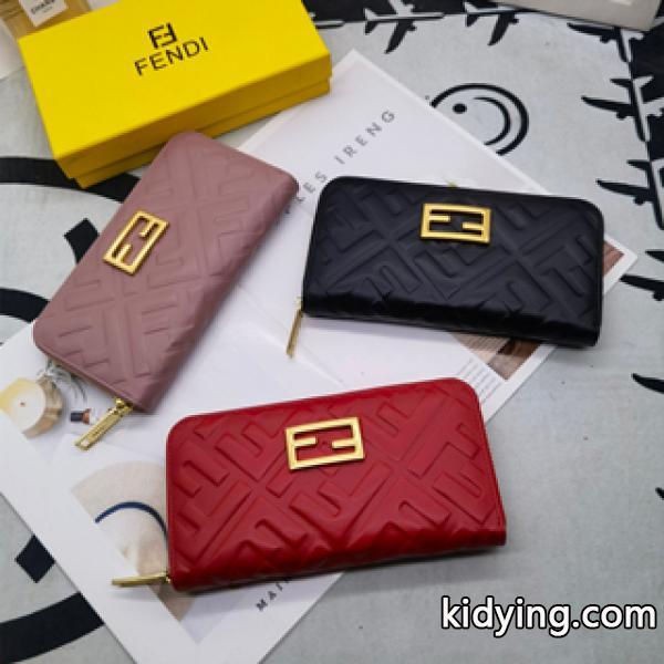 夢中になるトレンド FENDI フェンディ 財布 コピー レディース 3色展開 シンプルで高品質着回し-0