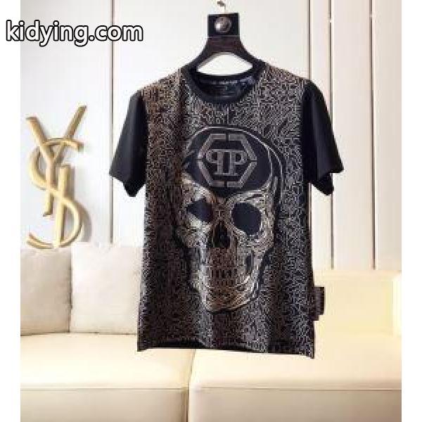 2019春夏は人気定番 Tシャツ/半袖 2色可選フィリッププレイン即発送OK PHILIPP PLEIN_フィリッププレイン PHILIPP PLEIN_ブランド コピー 激安(日本最大級)-3