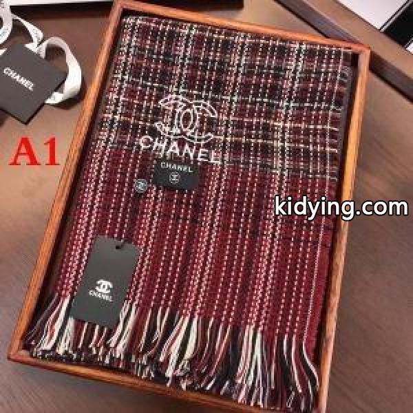 赤字超特価正規品ファッションオシャレレディース コピー 通販防寒対策チェックマフラーなめらか6色展開-1
