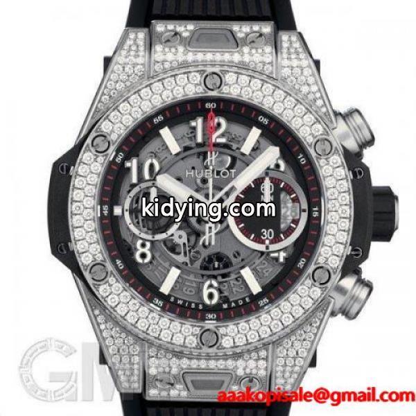 ウブロ ウニコ チタニウム パヴェ 411NX1170RX1704　HUBLOT　BIG BANG :1000009484732:GMT 時計専門店 - 通販ショッピング-0
