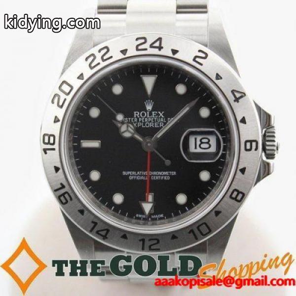 ロレックス エクスプローラー2 16570 G番 黒文字盤 オーバーホール済み 時計 腕時計 メンズ 男性用 ROLEX :snt-02077:THE GOLD ショッピング ヤフー店 - 通販ショッピング-0