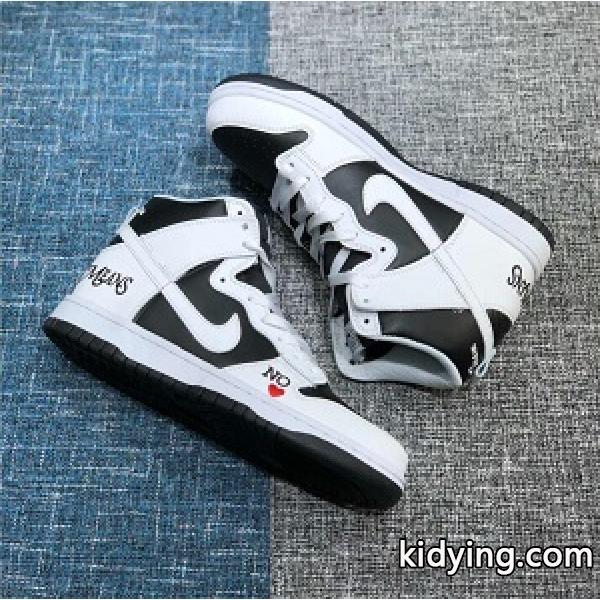 Supreme X Nike SB Dunk High“By Any Means”スニーカー コピー 3色選び-0