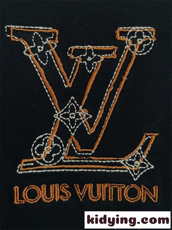 入手困難 半袖Tシャツ LOUIS VUITTON ルイヴィトン コピー プリント コットン素材 存在感演出-5