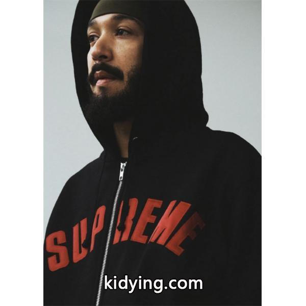 ３色☆[S02596] Sup Arc Thermal Lined Zip Up Hooded Sweatshirt logoシュプリームジップアップコピー 激レアアイテム-2