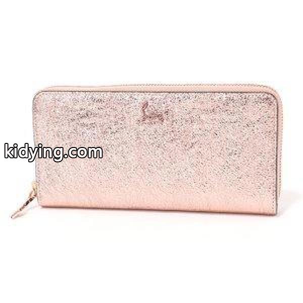 Christian Louboutin クリスチャンルブタン 1185136 W PANETTONE メタリック スペッキオレザー ラウンドファスナー長財布 カラーP234 レディース :300613707:インポートセレクト musee - 通販ショッピング-0