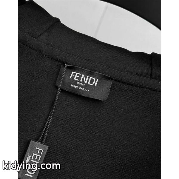 保温仕様 モンスターアイ ジップ FENDI フェンディ コピー パーカー プレミアム-3