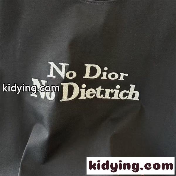 ミニマル プリント DIOR 半袖Tシャツ メンズ レディース兼用 コットン素材 ディオール コピー-4