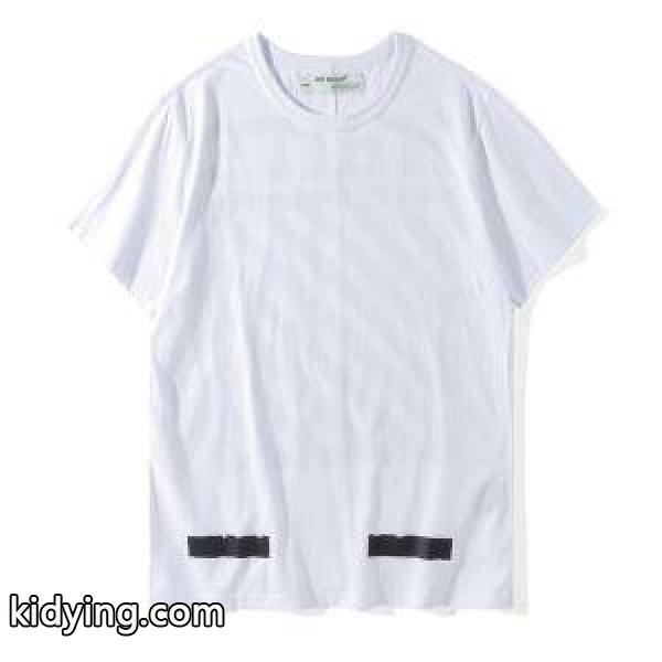 伸縮性抜群Off-Whiteオフホワイトスーパーコピーｔシャツ　スウェット　プリント メンズ　クルーネック半袖Tシャツ　赤色　ブラック　ホワイト-0