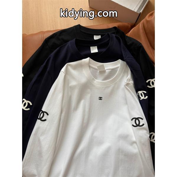 CHANEL 2026春夏SS シャネル長袖tシャツコピーリラックス感3色使い勝手-6