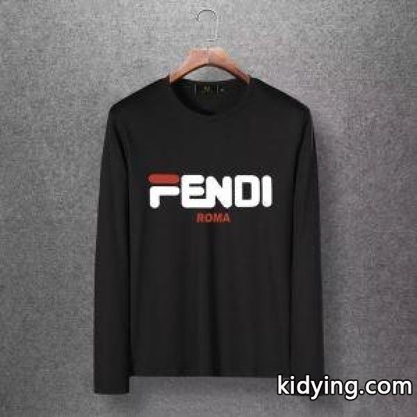 2019年秋冬最新のトレンド フェンディ FENDI 長袖Tシャツ 4色可選 季節を感じた秋冬ファッション_フェンディ FENDI_ブランド コピー 激安(日本最大級)-0