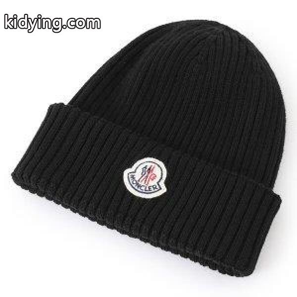 MONCLER モンクレール 0029900 02309 ニットキャップ 帽子 ニット帽 リブ編み カラー999/ブラック サイズ/F メンズ :291014325:インポートセレクト musee - 通販ショッピング-0