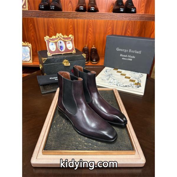 Berluti ベルルッティ コピー 洗練 実用的 2026新作 必須 サイドゴアブーツ-1