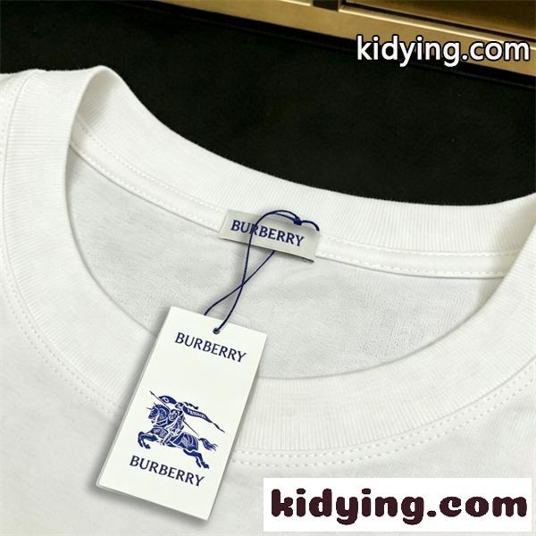 ワールドフラッグ 英字プリント 清爽レイアウト 好感度セレクト BURBERRY バーバリー コピー 半袖Tシャツ-3