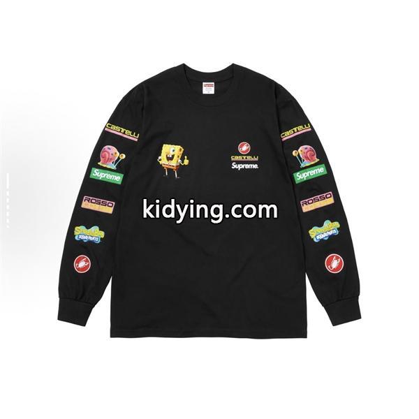 SUPREME シュプリーム コピー 上質素材 モード系 ブラック 話題 入手困難 パーカー-4