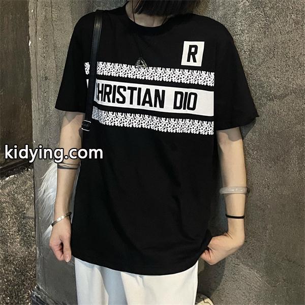 人気急上昇中 ブランドロゴ DIOR メンズ半袖ディオールtシャツ スーパーコピー-0