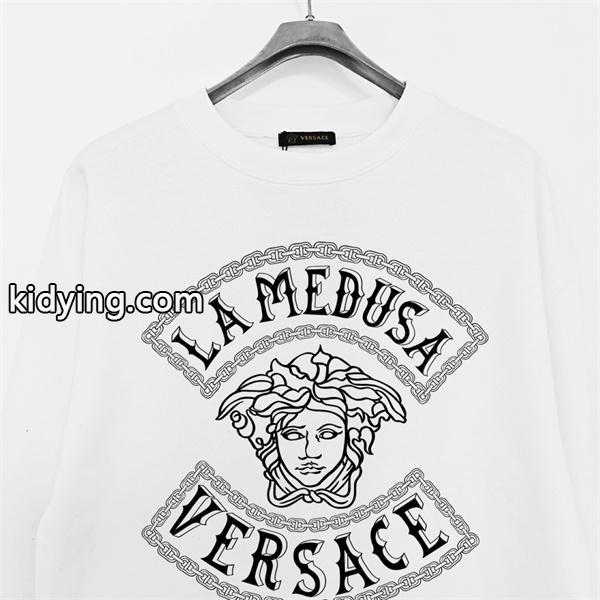 秋冬定番 ブラック スウェット クラシック 上品 新着 VERSACE ヴェルサーチ コピー-4
