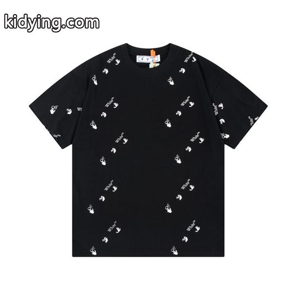 オフホワイト Tシャツ コピーOff-White品質保証涼しい着心地オシャレ柔らかい肌触り-0