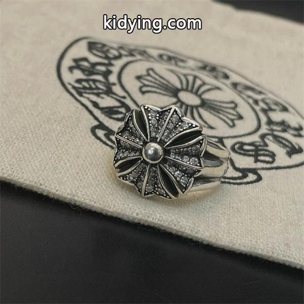 2026年発売 レア 端正 シルバー リング 伝統 CHROME HEARTS クロムハーツ スーパーコピー-5