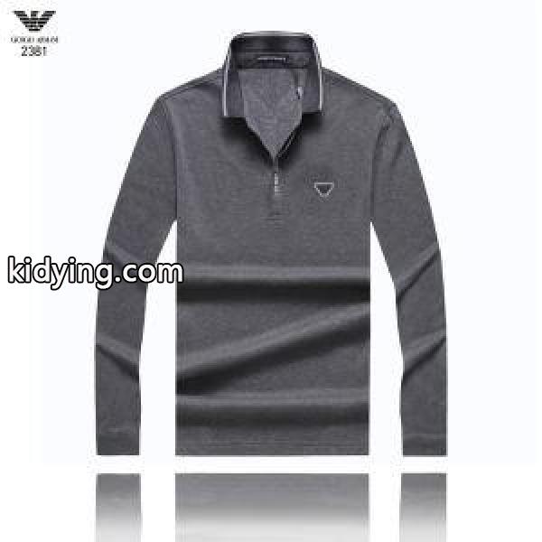3色可選 長袖Tシャツ アルマーニ ARMANI 真冬にもうまく着こなせる 2019年秋冬最新のトレンド_アルマーニ ARMANI_ブランド コピー 激安(日本最大級)-0