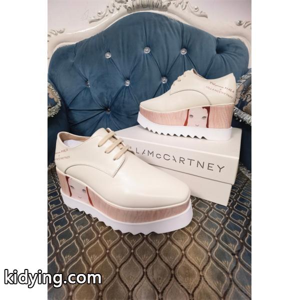 2026新作  STELLA McCARTNEY ステラマッカートニー コピー 厚底シューズ ベージュ 個性的 可愛い-8