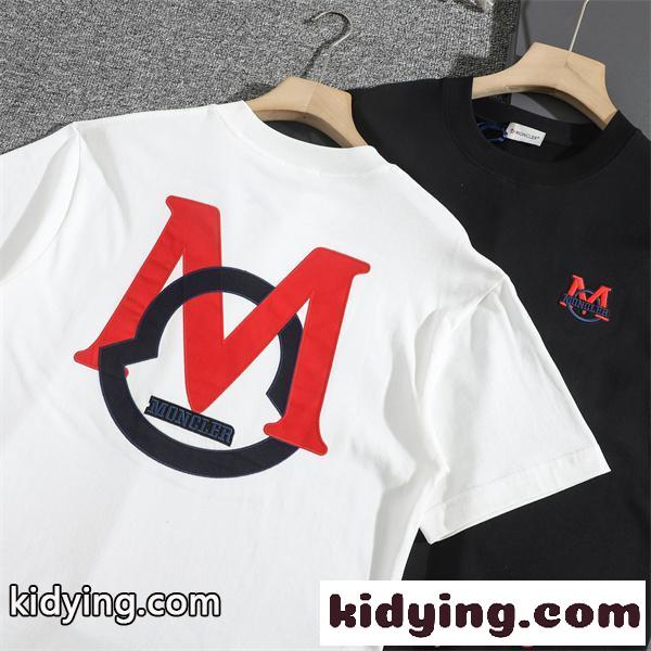 MONCLER モンクレール コピー 人気爆発！今季トレンド Tシャツ メンズ 半袖 プリント ストリート-2