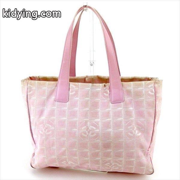 Chanel バッグ トートバッグ ニュートラベルライン トートMM ピンク ゴールド レディース 中古 Bag :T5186:ブランドデポTOKYO - 通販ショッピング-0