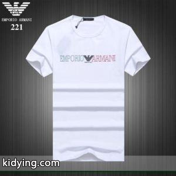 赤字超特価大人気ビッグシルエット大きいサイズ幅広いブラックホワイトネイビーARMANIアルマーニ tシャツ 激安-0