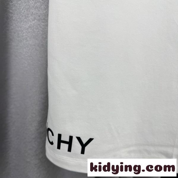 GIVENCHY コピー 2026新作 ミニマルロゴ 半袖カットソー ストリートモード 上質カジュアルTシャツ-6