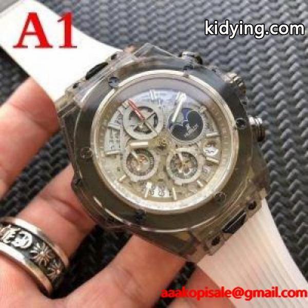 大人気新作 3色選択可 ウブロ 使い勝手も抜群！ HUBLOT 2018最新入荷 男性用腕時計 オシャレに欠かせない！_ウブロ Hublot_ブランド コピー 激安(日本最大級)-0