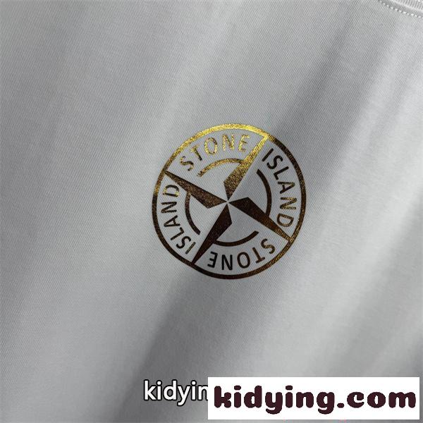 STONE ISLAND ストーンアイランド コピー 爆売れ注目 ブラック シンプル モード 洗練 ストリート 半袖Tシャツ-5