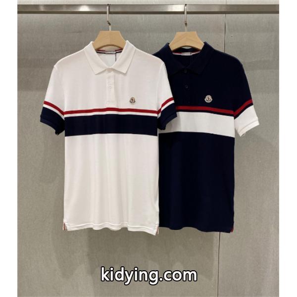 モンクレール MONCLER ポロシャツ スーパーコピー半袖 茶タグ 茶 レディース 通販 ショッピング-0