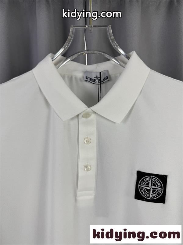 ワンポイントロゴ 快適な着心地 デイリー向け STONE ISLAND ストーンアイランド コピー ポロトップス 夏人気 注目-4