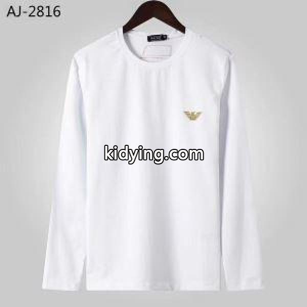 アルマーニ ARMANI 長袖Tシャツ 2色可選 秋冬らしいカジュアルな雰囲気を持つ 2019年秋冬最新のトレンド_アルマーニ ARMANI_ブランド コピー 激安(日本最大級)-1