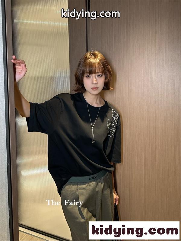 売れ筋 2026新作 半袖Tシャツ オーバーサイズ 着心地抜群 LOEWE ロエベ スーパーコピー-5