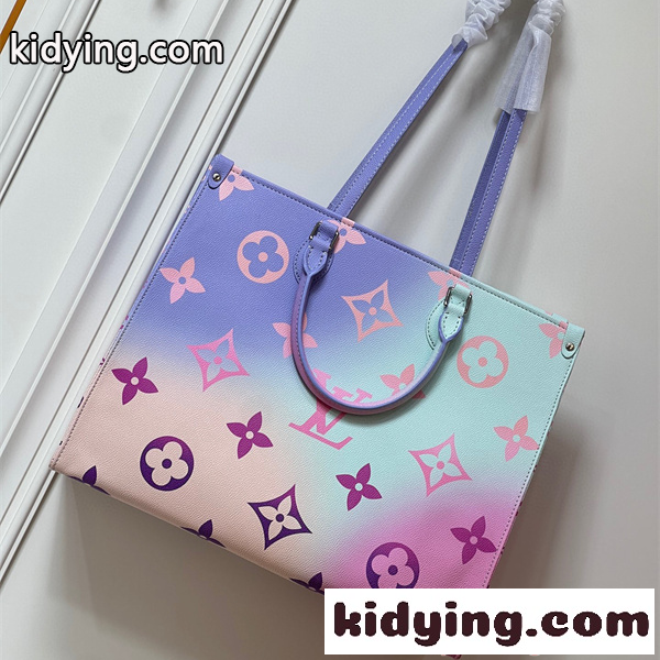 激安 トートバッグ レディース 大容量 グラデーション カラフル モノグラム 通勤バッグ ルイヴィトン コピー Louis Vuitton-0