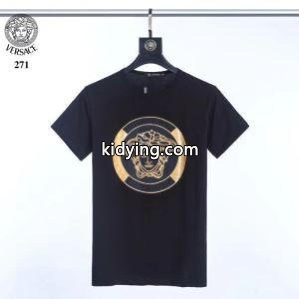 VERSACE 今季のベスト新作 Tシャツ/半袖 ヴェルサーチ 2019SS 3色可選 素晴らしい春夏の新作_ヴェルサーチ VERSACE_ブランド コピー 激安(日本最大級)-1