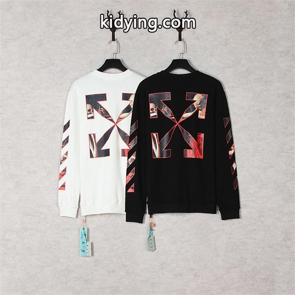Off-White オフホワイト コピー プレミアム おすすめ 激安 プリント スウェット 個性派-1