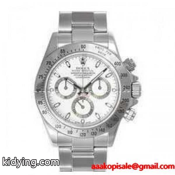 大人気な自動巻き デイトナ エルプリメロ ROLEX 白文字盤 16520 ロレックス スーパーコピー チエーン 腕時計 メンズ_ロレックス ROLEX_ブランド コピー 激安(日本最大級)-0