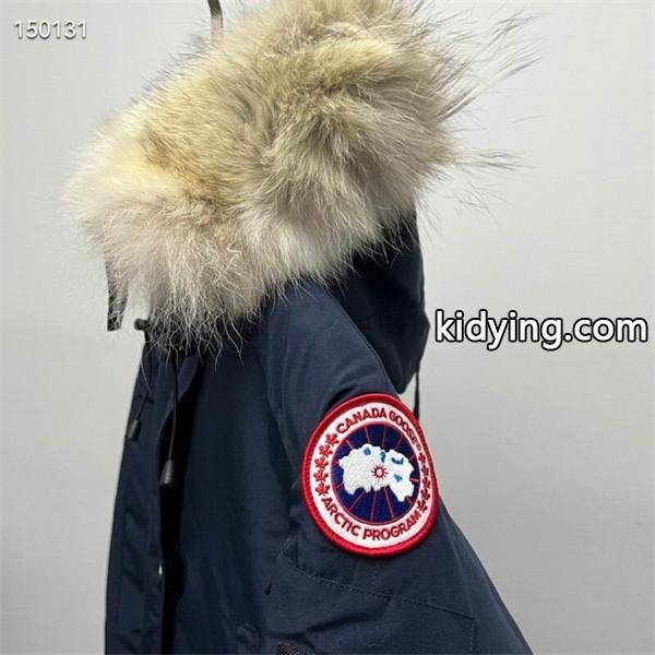 2025秋冬 ネイビー 防寒ファー付きダウンジャケット スーパーコピー カナダグース Canada Goose-2