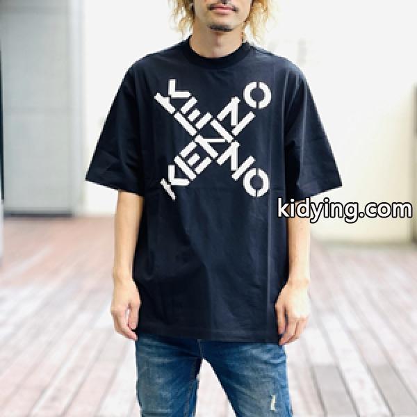今季の人気アイテム限定セール KENZO Sport「Big X」 激安ケンゾー半袖Tシャツ 2色展開 オーバーサイズ男女兼用-0