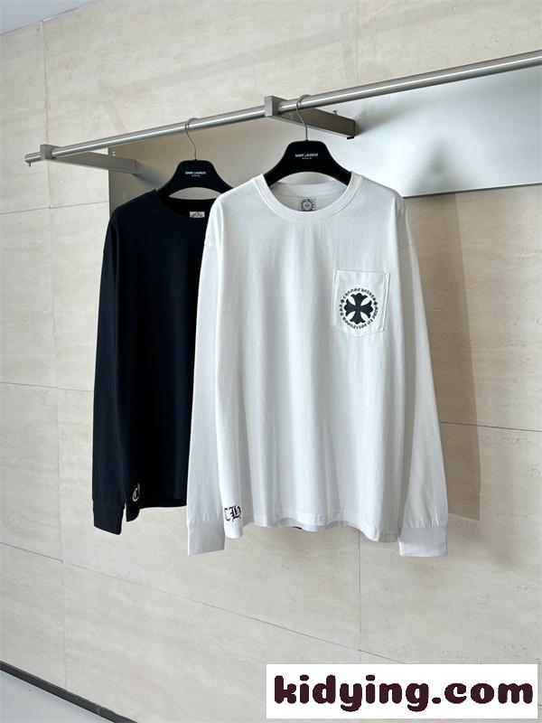 CHROME HEARTS クロムハーツ スーパーコピー 新作 ブラック ミニロゴ トレンドスタイル 半袖Tシャツ-3
