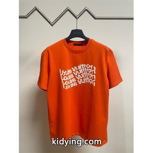 1AFAZP LV SKIショートスリーブコットンTシャツ品質保証ストレス軽減効果やさしくLOUIS VUITTONヴィトン 服 コピー-0