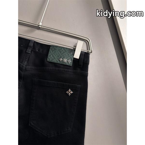 LOUIS VUITTON ルイヴィトン コピー プレミアム 美シルエット フィット感 ブラック パンツ-5