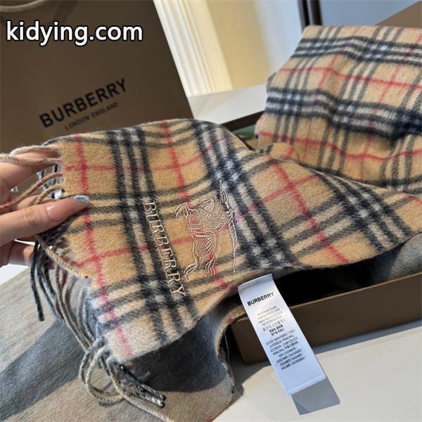 秋冬 2025 ❤BURBERRY バーバリー チェック柄 羊绒 美品 おしゃれなマフラースーパーコピーブランド激安通販 専門店  30*200cm-4