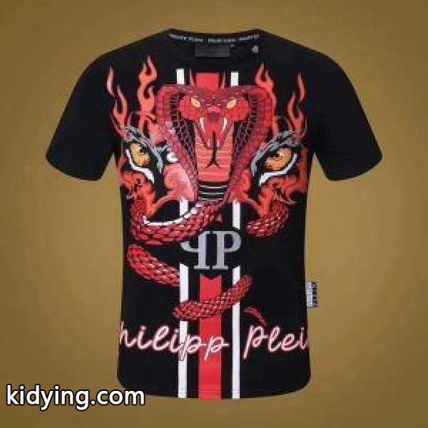 軽く耐久性のある　半袖Tシャツ 2色可選　SALENo1完売人気　フィリッププレイン PHILIPP PLEIN 　個性的なアイテム_フィリッププレイン PHILIPP PLEIN_ブランド コピー 激安(日本最大級)-0