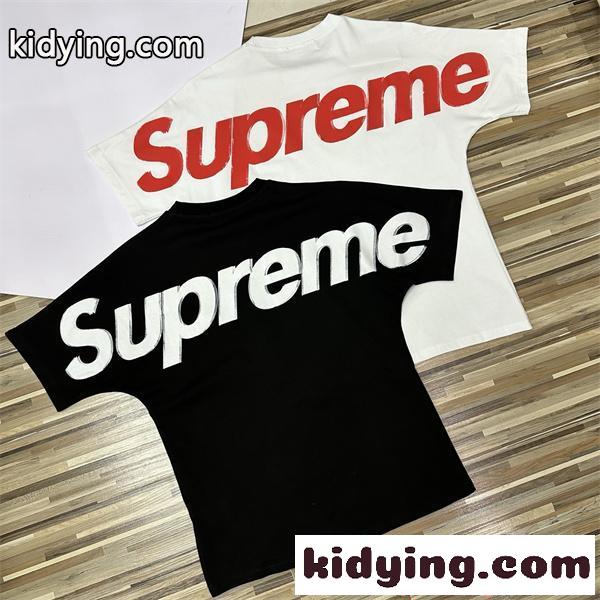 SUPREME シュプリーム コピー トレンド席巻 ブラック 2026新作 オーバーサイズ ストリート 半袖Tシャツ-0