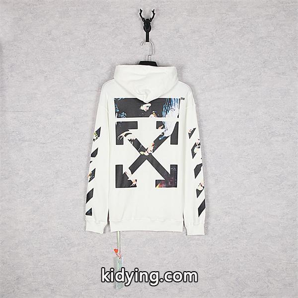 2026新作 Off-White オフホワイト コピー バックプリント パーカー 高級感 トレンドモデル-4