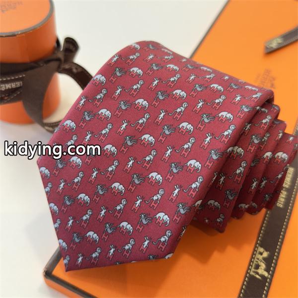 エルメスHermes激安メンズ総柄シルクネクタイ新作上質斜纹真丝法国仕立て大人ビジネス贈り物対応-4