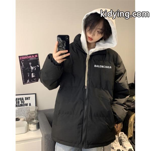 BALENCIAGA バレンシアガ コピー 2026新作 ミニマル 上質タッチ 極暖 中綿ジャケット-2