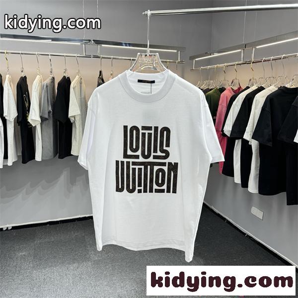 2026 新着 LOUIS VUITTON ルイヴィトン コピー 半袖Tシャツ プリント 快適素材 カジュアル-0
